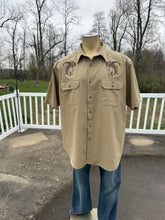 Load image into Gallery viewer, 2XL BMFS Meet me at the creek embroidered button up