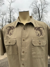 Load image into Gallery viewer, 2XL BMFS Meet me at the creek embroidered button up