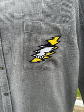 Load image into Gallery viewer, Sz XXL SYF tweed pattern flannel button down