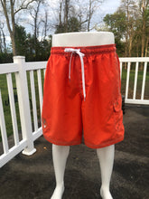 Load image into Gallery viewer, Sz XL embroidered swim trunks