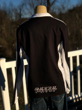 Load image into Gallery viewer, Sz M Embroidered athletic wear zip up