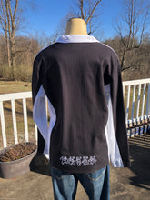Load image into Gallery viewer, Sz M Embroidered athletic wear zip up