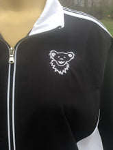 Load image into Gallery viewer, Sz M Embroidered athletic wear zip up