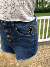 Load image into Gallery viewer, Sz 9 cut off Billy Strings shorts