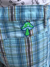 Load image into Gallery viewer, Sz M embroidered bear and mushroom shorts