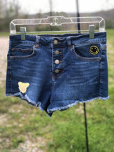 Load image into Gallery viewer, Sz 9 cut off Billy Strings shorts