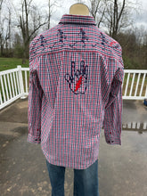 Load image into Gallery viewer, Sz XL U.S.Blues button up
