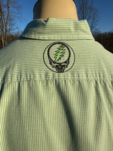Load image into Gallery viewer, Sz L St.Paddy’s Day embroidered button down
