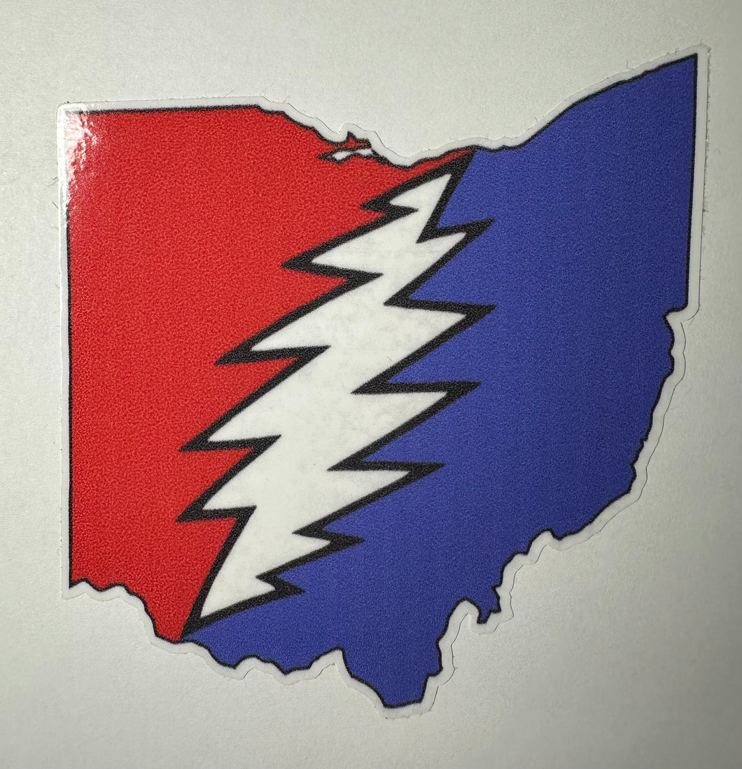 Ohio bolt sticker