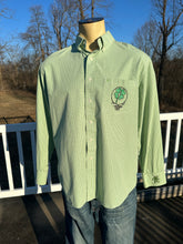 Load image into Gallery viewer, Sz L St.Paddy’s Day embroidered button down
