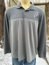 Load image into Gallery viewer, Sz XL long sleeve polo with custom embroidery
