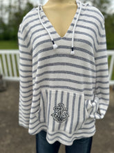 Load image into Gallery viewer, Sz L Lost Sailor soft pullover hoodie

