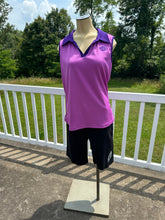 Load image into Gallery viewer, Women’s size large embroidered phish golf tank top
