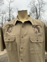 Load image into Gallery viewer, 2XL BMFS Meet me at the creek embroidered button up
