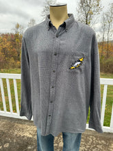 Load image into Gallery viewer, Sz XXL SYF tweed pattern flannel button down
