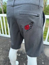 Load image into Gallery viewer, Sz 32 Dire Wolf embroidered golf shorts
