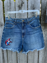 Load image into Gallery viewer, Women’s sz 9 one of a kind cut off shorts
