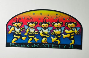Bee Grateful sticker