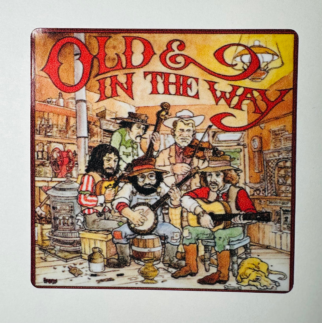 Old & In The Way high quality laminated vinyl sticker