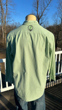 Load image into Gallery viewer, Sz L St.Paddy’s Day embroidered button down
