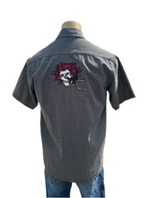 Load image into Gallery viewer, Sz M embroidered Dickies Bertha button up
