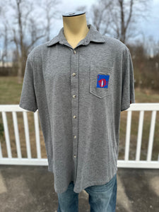 Sz XXL embroidered Lizards  shirt