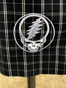 Sz 14 plaid embroidered shorts