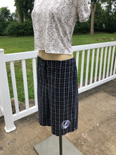 Load image into Gallery viewer, Sz 14 plaid embroidered shorts
