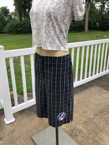Sz 14 plaid embroidered shorts