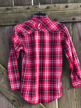 Load image into Gallery viewer, Child’s size 8-10 embroidered pearly snap western
