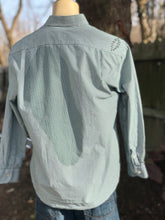 Load image into Gallery viewer, Sz L Lucky Lightning embroidered button up shirt
