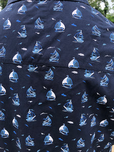 Lost Sailor Grateful Dead embroidered button up