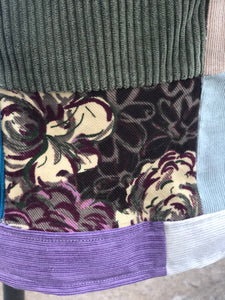Sz S patchwork Birdsong skirt with pockets