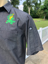 Load image into Gallery viewer, Embroidered chef shirt with alligator and Jerry hand
