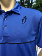 Load image into Gallery viewer, Grateful Dead bolt embroidered golf shirt
