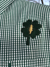 Load image into Gallery viewer, Sz L Lucky Lightning embroidered button up shirt

