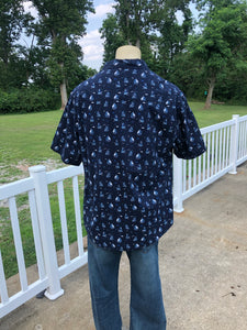 Lost Sailor Grateful Dead embroidered button up