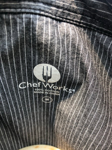 Embroidered chef shirt with alligator and Jerry hand