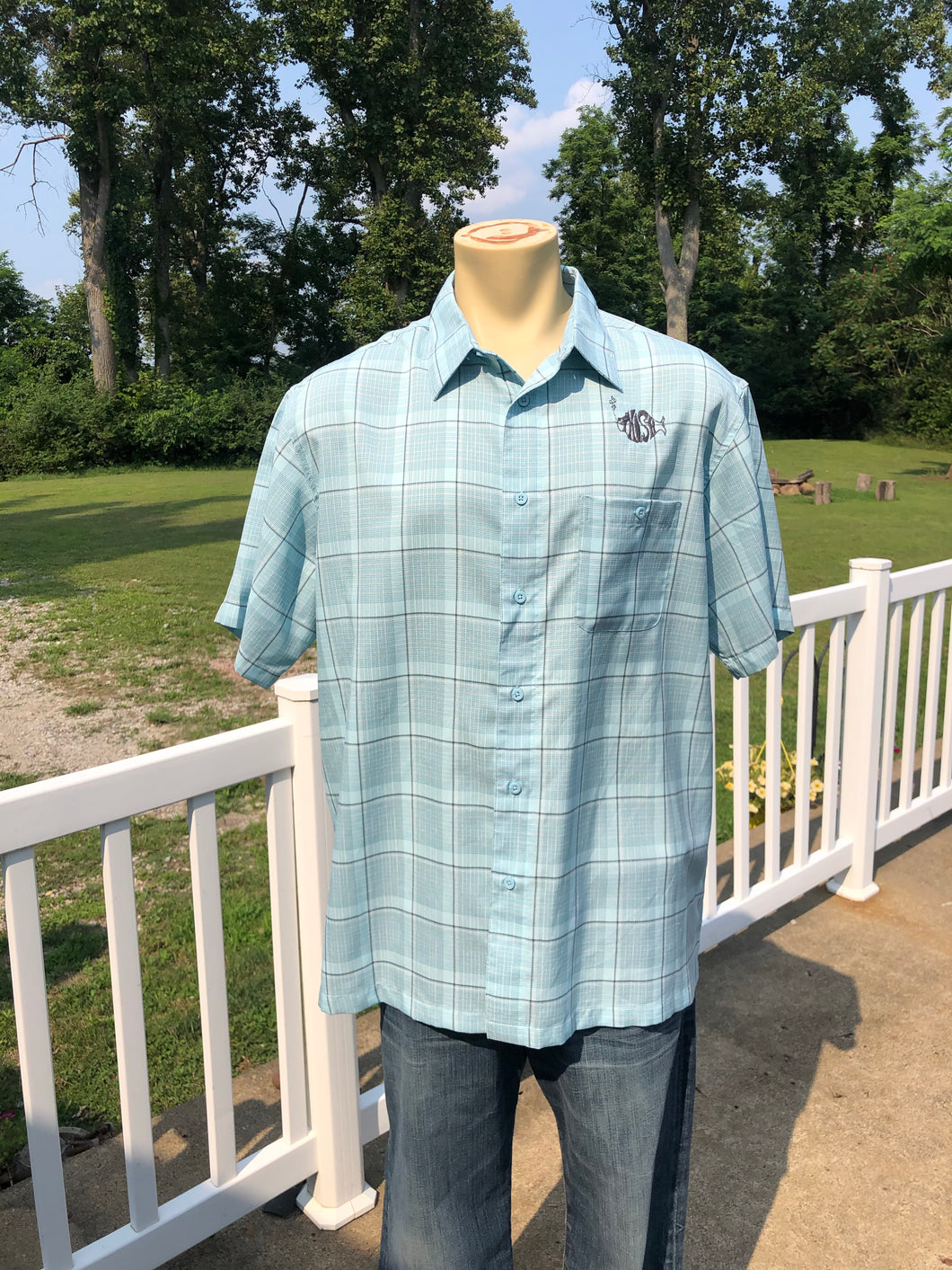 Phish embroidered button up Sz XL