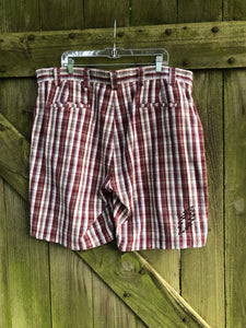 Sz 44 embroidered Steal Your Bear shorts